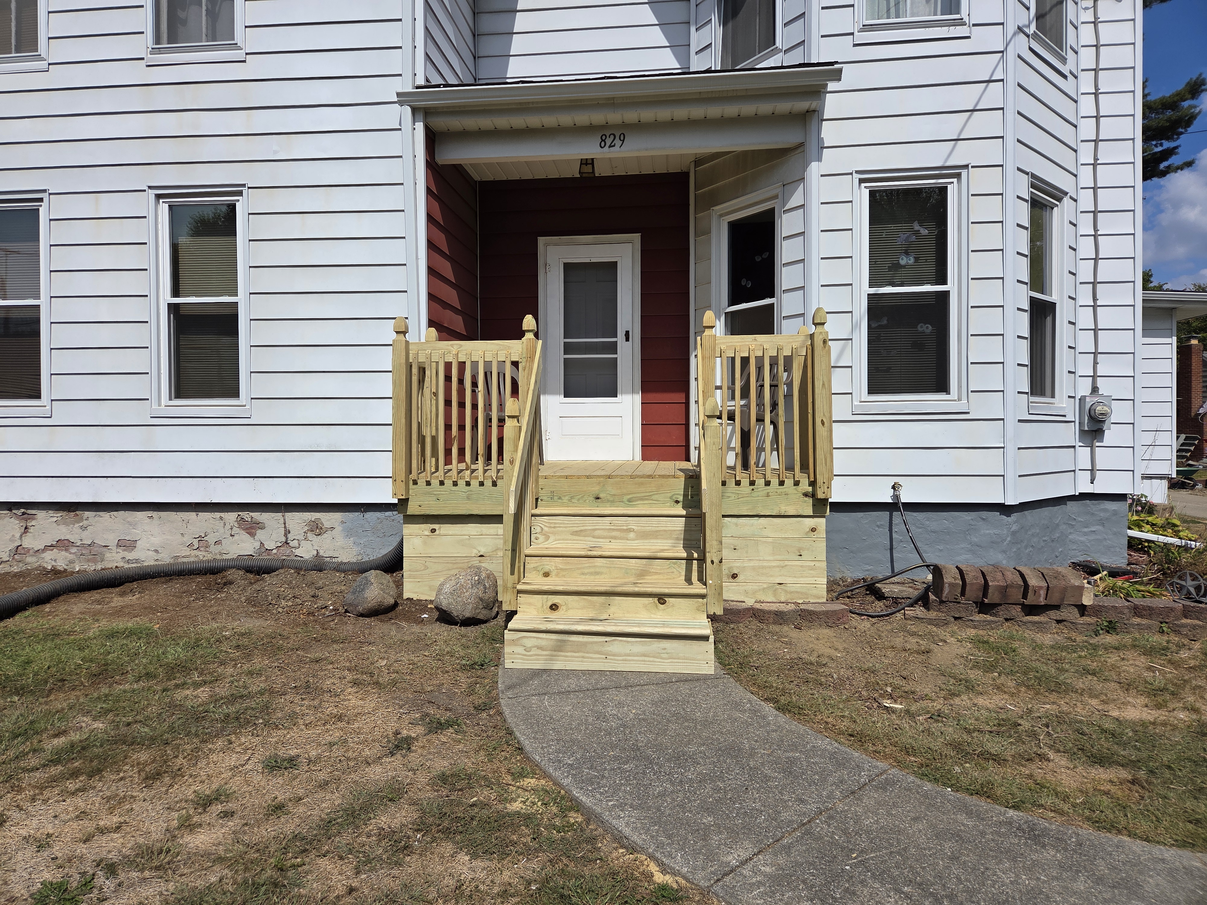 Stairs Before and After